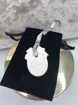 NEU LIMITIERT DIOR KERAMIK WEIHNACHTSDEKO / DUFTDIFFUSOR im SAMTBEUTEL