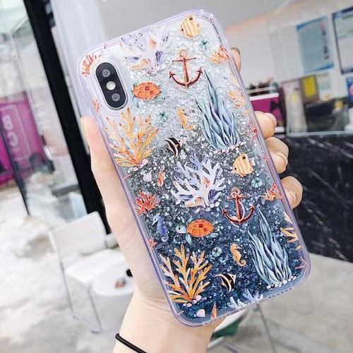 Glitzerhülle für OPPO RENO 4 5 6 REALME C2 XT 5 C11 C15 7I Treibsand TPU Abdeckung - Bild 17 von 18
