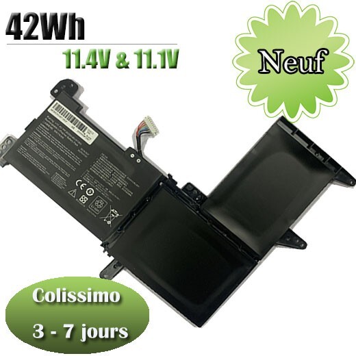 Batterie ordinateur portable ASUS X510 X510UA C31N1637 11.52V