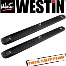Westin 27-0015 6" Molded Polymer Cab Length Black Lighted Running Boards