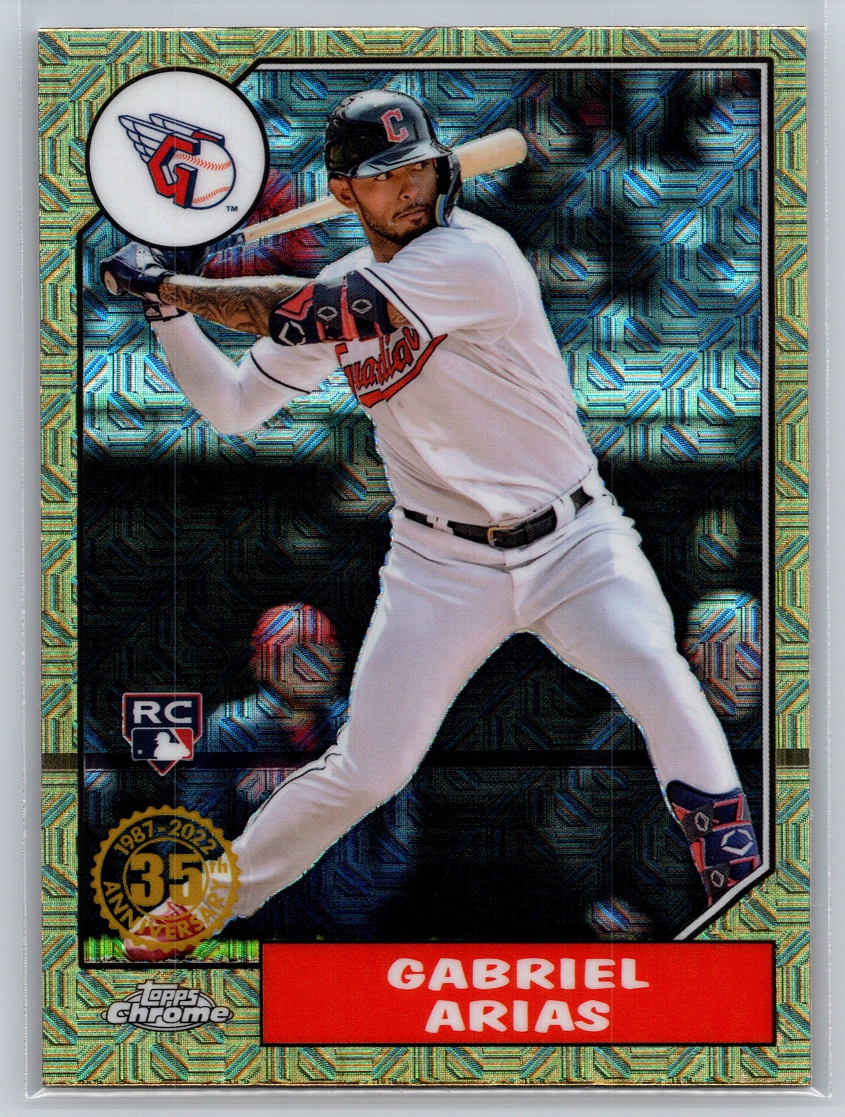2022 Topps Update #T87C-5 Gabriel Arias 1987 Topps Mojo Silver Pack