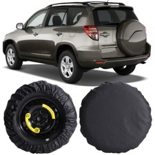 15 Spare Tire Tyre Wheel Cover Pure Leather For Toyota Rav4 2007 2008 2010 2011