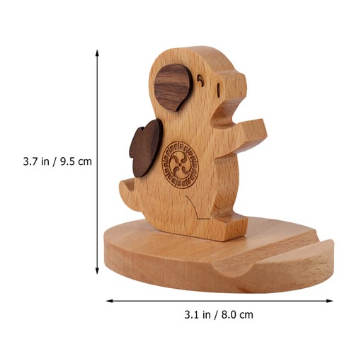 Wooden Phone Stand Cell Phone Holder Desk Wood Phone Holder Bamboo Phone Holder - Zdjęcie 11 z 12