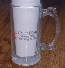 LOMA LINDA's 50 Years TOLEDO OHIO MEXICAN FOOD RESTAURANT CANTINA Glass Mug Cup