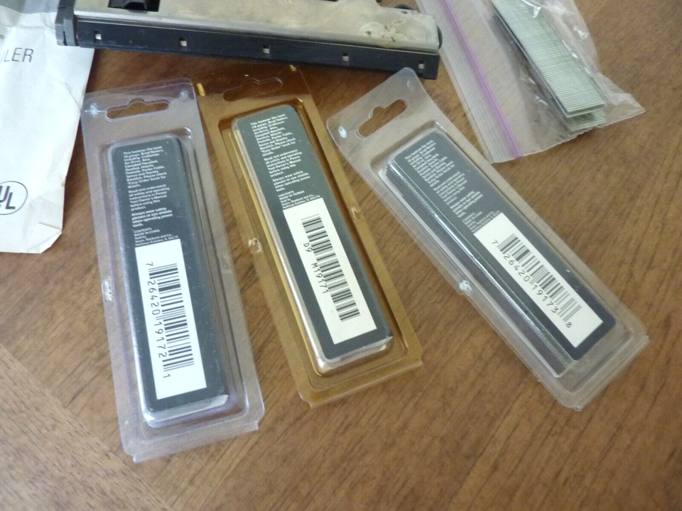 Vintage Craftsman Electric Brad Nailer 968425, POWER NAILING, 3boxes