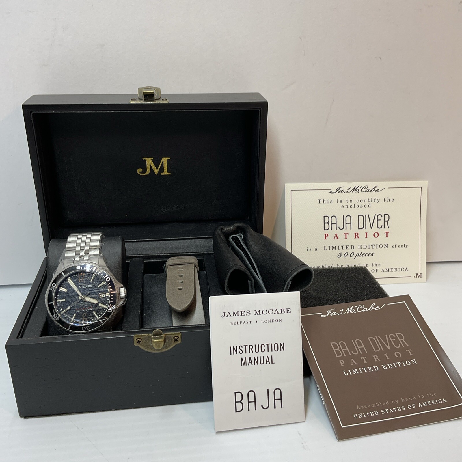 NEW James McCabe Baja Patriot LIMITED EDITION500 JM103922(B8) eBay