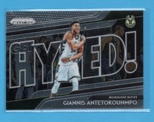 2018-19 Panini Prizm Giannis Antetokounmpo Get Hyped #8