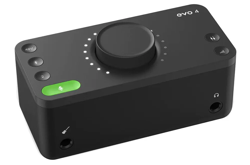 Audient EVO 4 USB Audio Interface 2in/2out Recording Smartgain Smart Touchpoints - Image 2 of 4