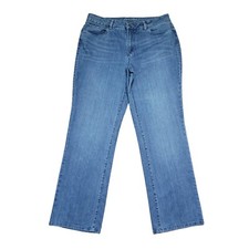 Sonoma Original Straight Women's Size 14 Ave/Reg High-Rise Stretch Blue Jeans