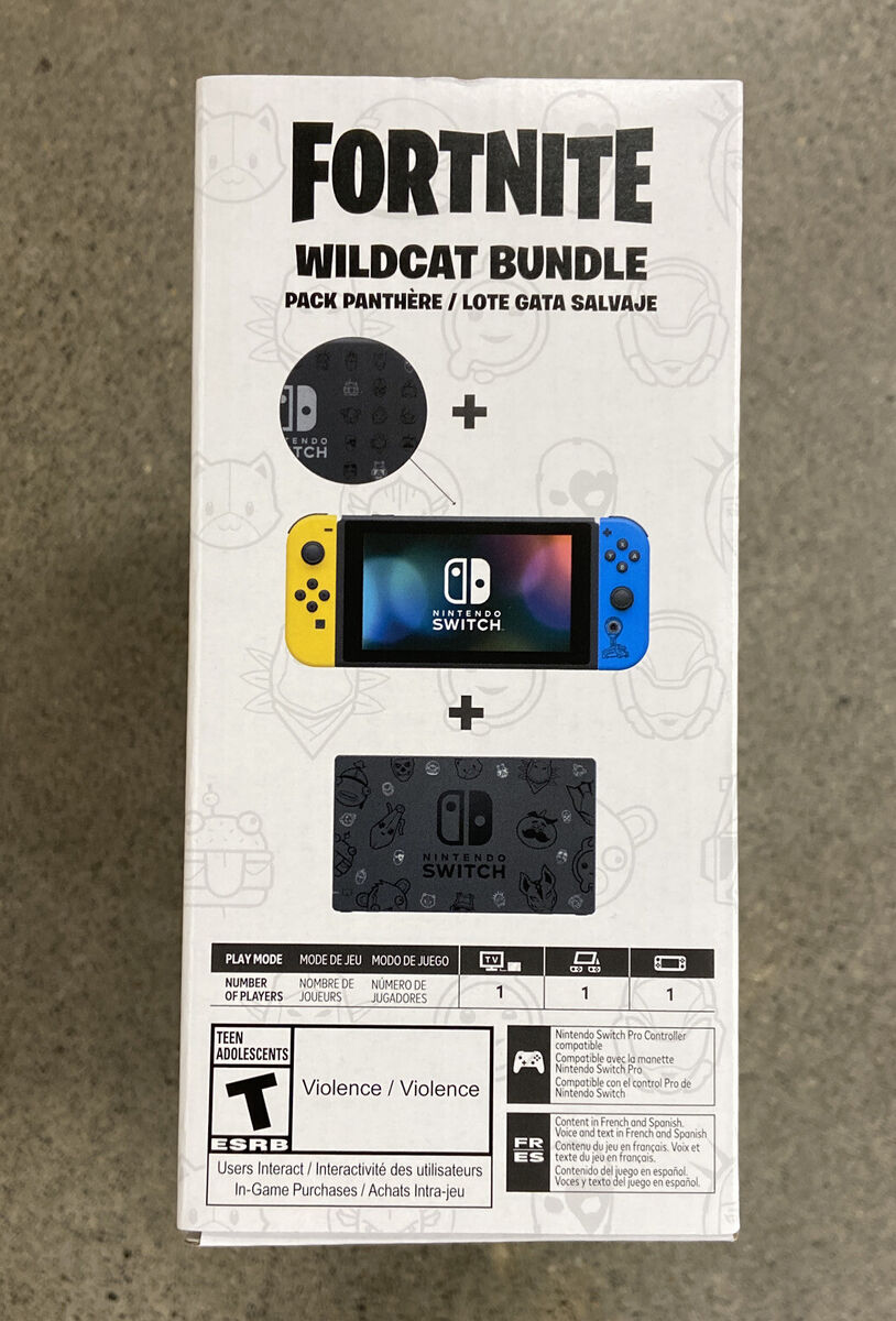 Nintendo Switch Fortnite Special Edition - Fortnite Wild Cat