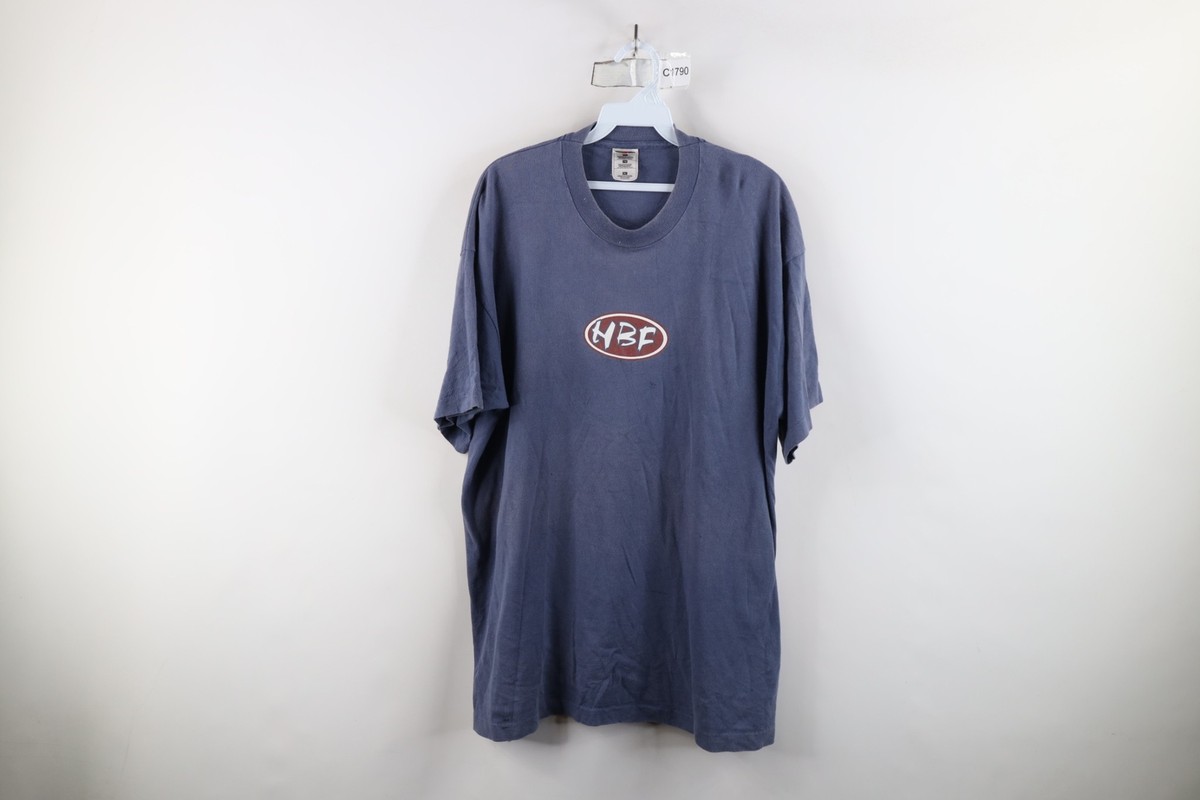 Vintage 90s Mens XL Faded Spell Out Hootie & The Blowfish Band T