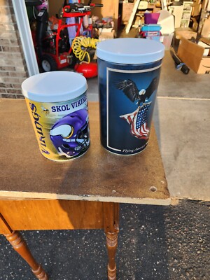 Collectable Tin Storage Bin