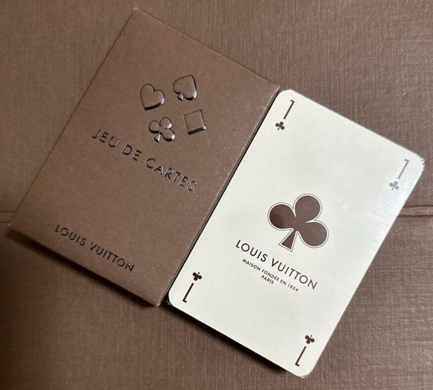 LOUIS VUITTON Playing Cards Monogram VIP gift novelty Free
