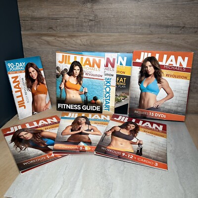 Jillian Michaels Body Revolution 15 DVDs 90 Days Weight Loss System