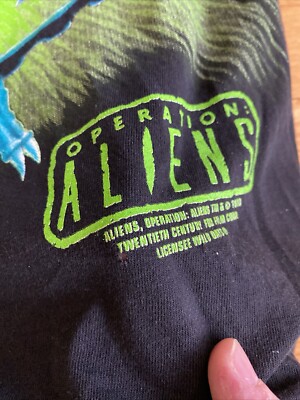 Vintage Operation Aliens Shirt 1990s All Over Print Movie Vintage Operation Aliens Shirt 1990s All Over Print Movie