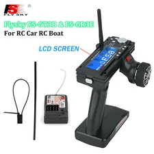 Flysky FS-GT3B 2.4G 3CH Remote Control LCD Transmitter &Receiver For RC Car J9H4