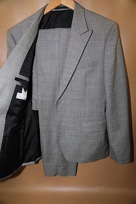 #324 Versace Collection 100% Wool Two Button Suit Size 38 R