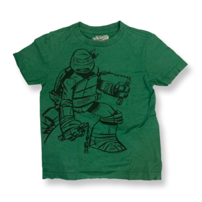 Old Navy Collectibles Green Black Ninja Turtle Kids Shirt Size S/P