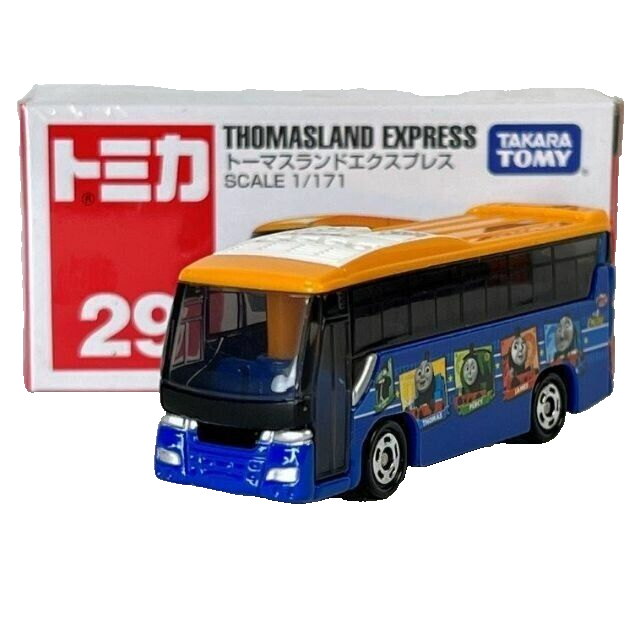 Takara Tomy TOMICA #29 THOMASLAND EXPRESS BUS 1/171 SCALE NEW IN