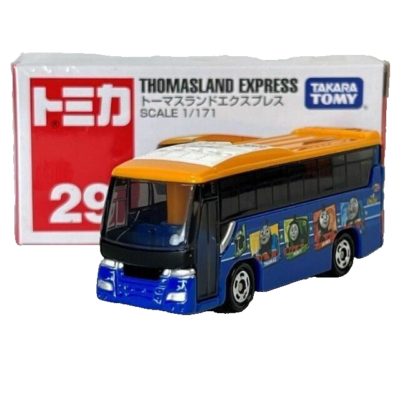 Takara Tomy TOMICA #29 THOMASLAND EXPRESS BUS 1/171 SCALE NEW IN