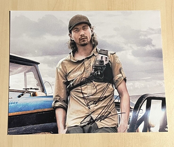 PARKER SCHNABEL SIGNED 8x10 PHOTO AUTOGRAPHED GOLD RUSH TV STAR