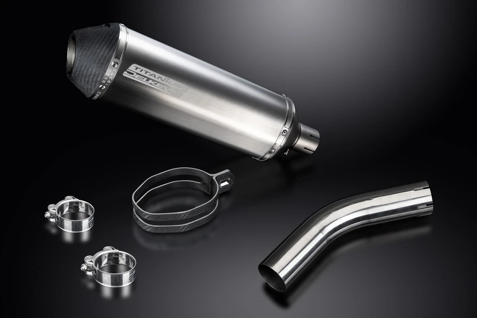 Silenciador de escape de titanio X-Oval 13,5" para Suzuki GSR750 11-16 GSX-S750 15-19 Foto 3 de 4