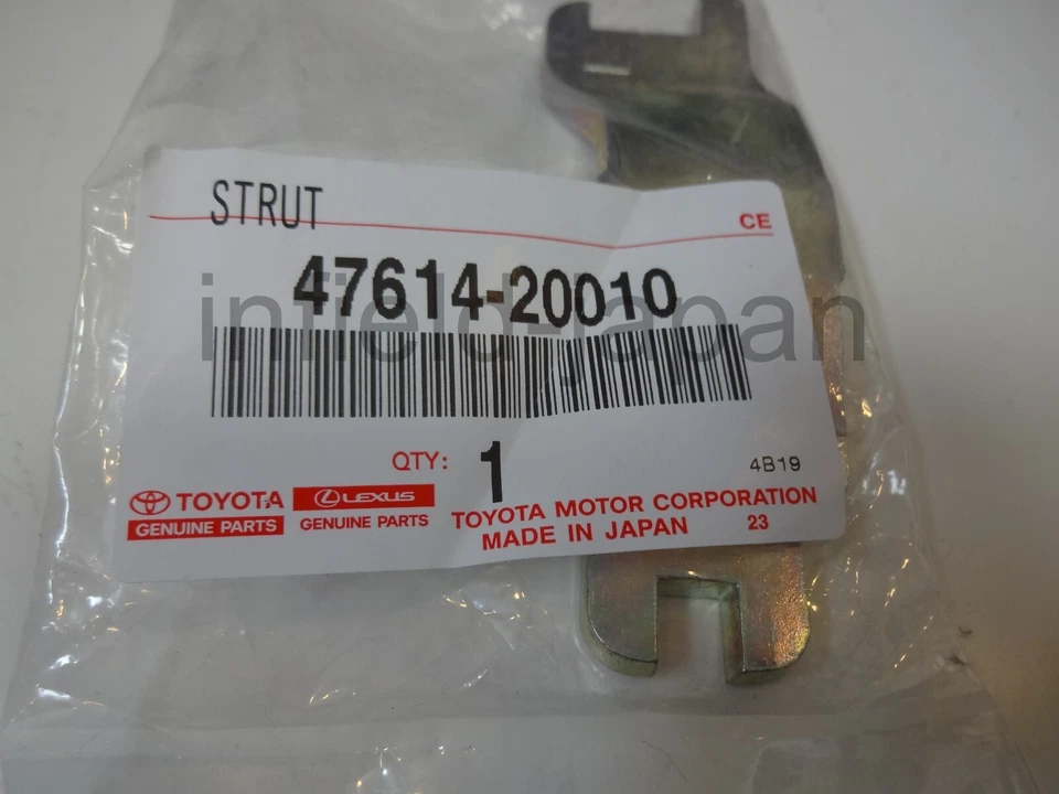 Zapata de freno genuina Toyota P/Lh 47614-20010 F/S Foto 2 de 4
