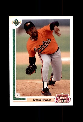 1991 UPPER DECK FINAL EDITION 13F ARTHUR RHODES ORIOLES ROOKIE