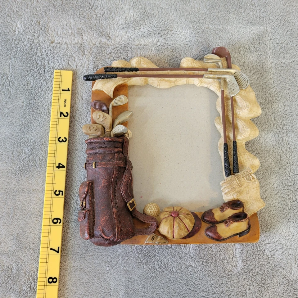 Marco de fotos de golf 3D día del padre libre decoración del hogar resina Foto 4 de 4