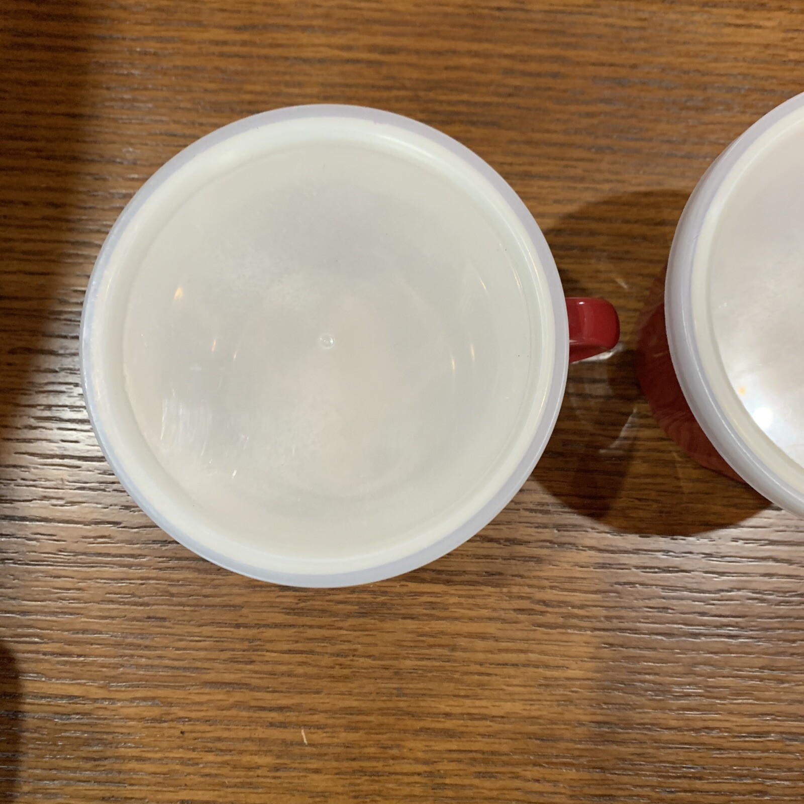 Bradshaw Oven Fresh Stoneware Soup Bowl 18 oz mug with lid Lot of 2