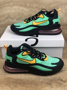 nike air max 270 react green ochre  and  obsidian