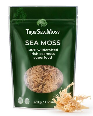 Irish Sea Moss RAW Seamoss From 16 oz Makes 99oz of Gel Organic Vegan Superfood