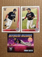 Juan Soto 2021 Topps Big League Base, Highlights & D Wizards Baseball Cards