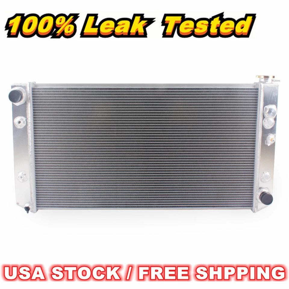 3Row Aluminum Radiator For 1987-1993 1990 1992 Chevrolet G20 G30 V30 3-Door 6.2L - Image 3 of 4