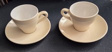 IKEA Espresso Set - 2 Tassen mit Untertassen Teller - NEU