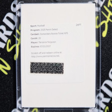 2025 Panini Select Terrance Ferguson Contenders Rookie Ticket Auto Redemption