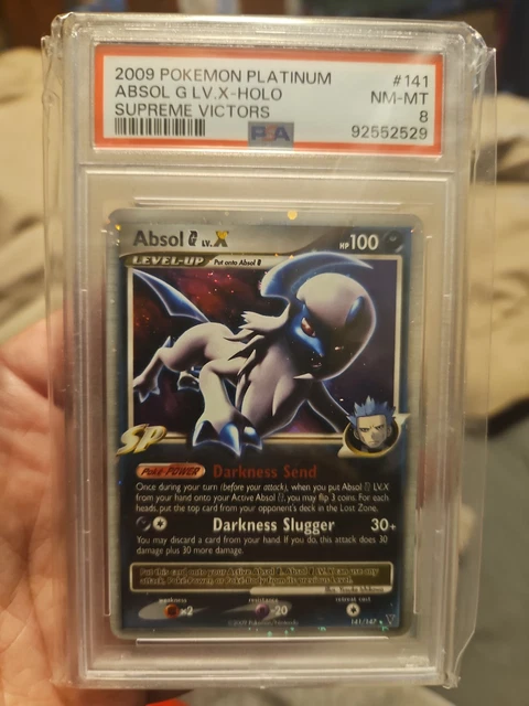 2009 POKEMON ABSOL G LV.X-HOLO PLATINUM SUPREME VICTORS #141 PSA 8 NEW CERT