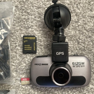 Nextbase 612GW Dashcam & Zubehör Front- & Rückkamera 4K GPS WLAN sehr guter Zustand Video