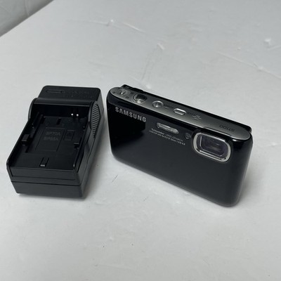 Samsung ST100 14.2MP Compact Digital Camera Batt+Charger+SD Card Read Desc.