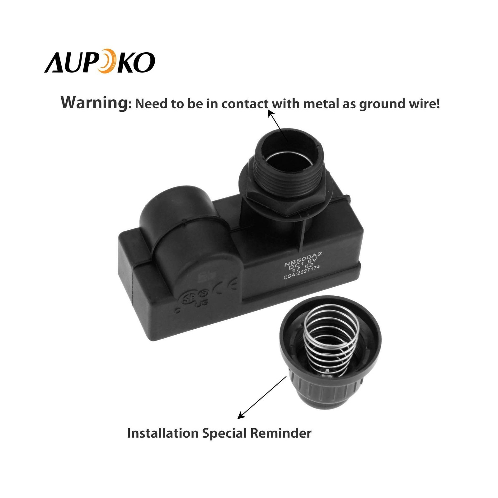 Aupoko Double Ignition Kit Electronic Igniter, Propane Gas Grill Igniters wit...