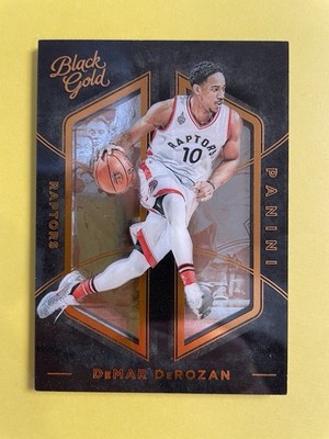 2015-16 Black Gold DeMarr DeRozan #14 Copper Shadow Box Toronto Raptors