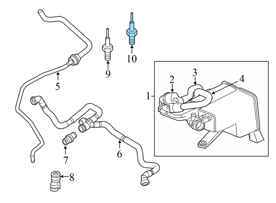 Porsche Cayenne 2011-2018 - Bomba de agua/refrigerante 95860656700 Foto 3 de 4