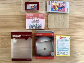 Donkey Kong Famicom Mini Boxed Nintendo Game Boy Advance GBA from Japan Rank B