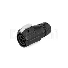 3 Pin Male Quick Connect Waterproof In-Line Power Connector