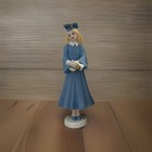 1991 Enesco Blonde Girl Graduate Figurine 7.25” GROWING UP GIRLS