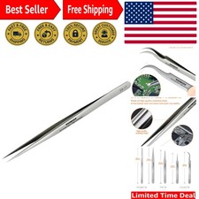 Portable Craft Tweezers - Hand Sharpened Stainless Steel for Ultimate Control