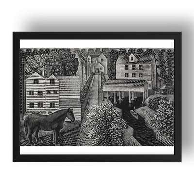 Rumpfmühle, in der Nähe von Castle Hedingham von Eric Ravilious