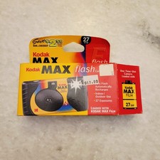 Kodak Max Flash Disposable 35mm Camera Sealed Box new expired