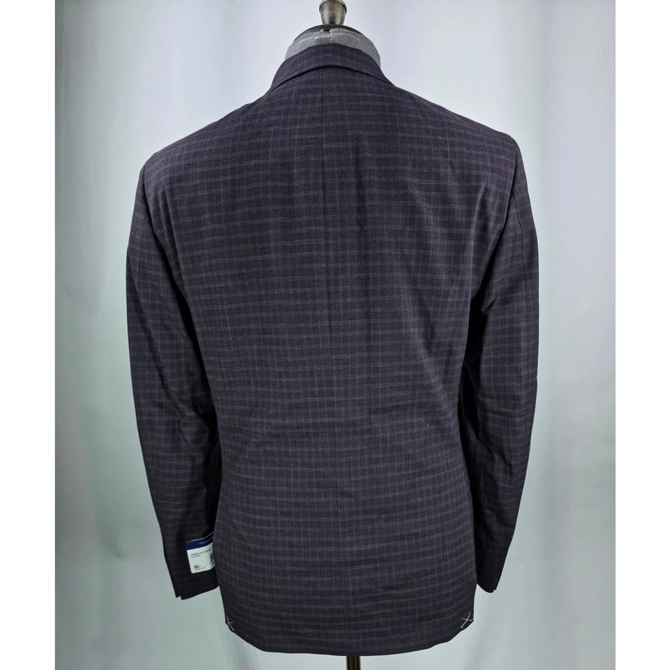 Tommy Hilfiger Abrigo Deportivo Para Hombres 36S Púrpura Conrad THFlex Blazer Traje Chaqueta Nuevo con Etiquetas Foto 4 de 4