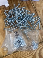 Easyfix M6 x 50mm (incl. domed head) Carriage Bolts with nuts. Carbon Steel